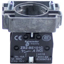 Boutique XB2 button base ZB2BZ101C 1NO is open with contact dock