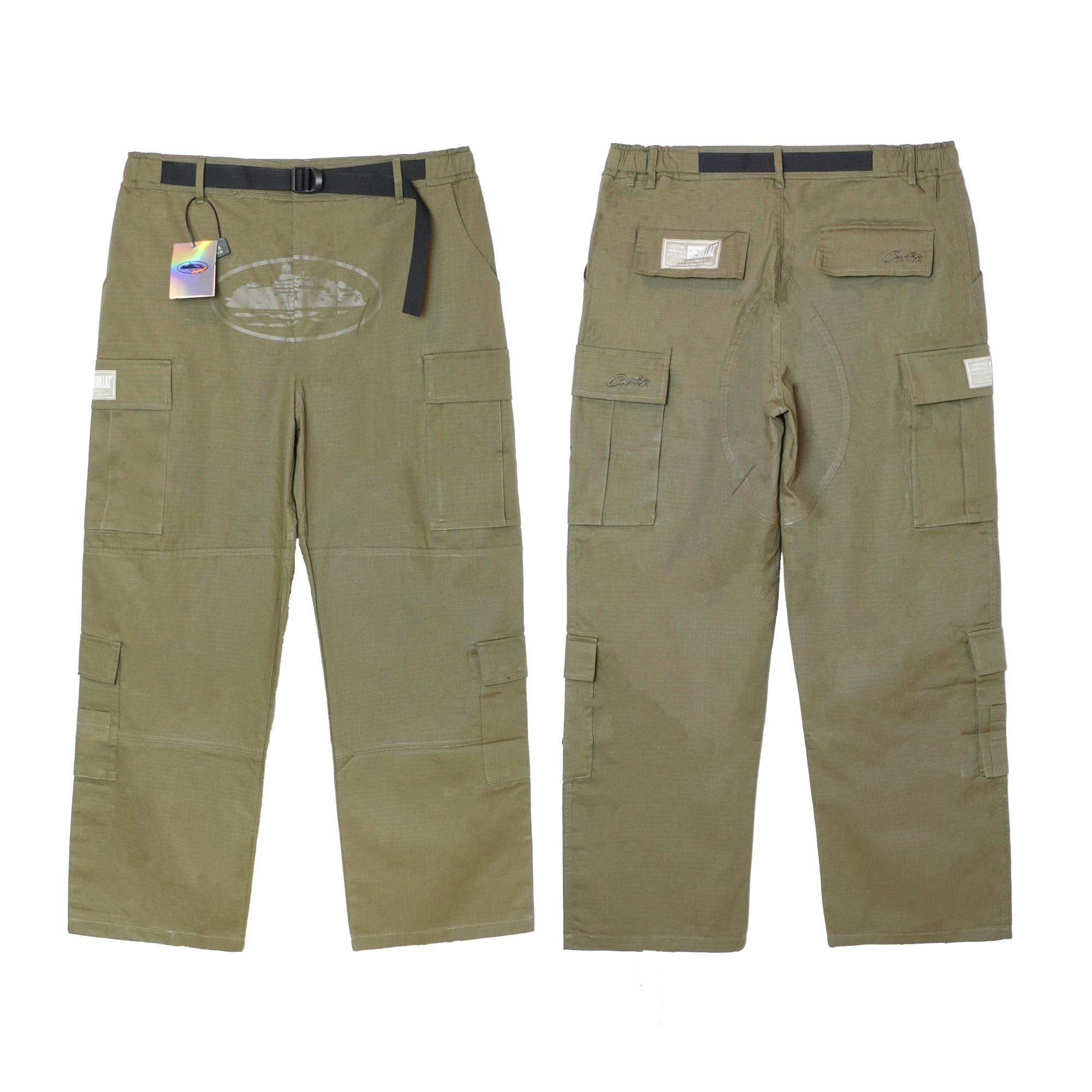 Spot CORTEIZ Hard Shell BAGGY Tooling Straight Pants CLEANFIT American VIBE Skateboard Hip Hop VIBE