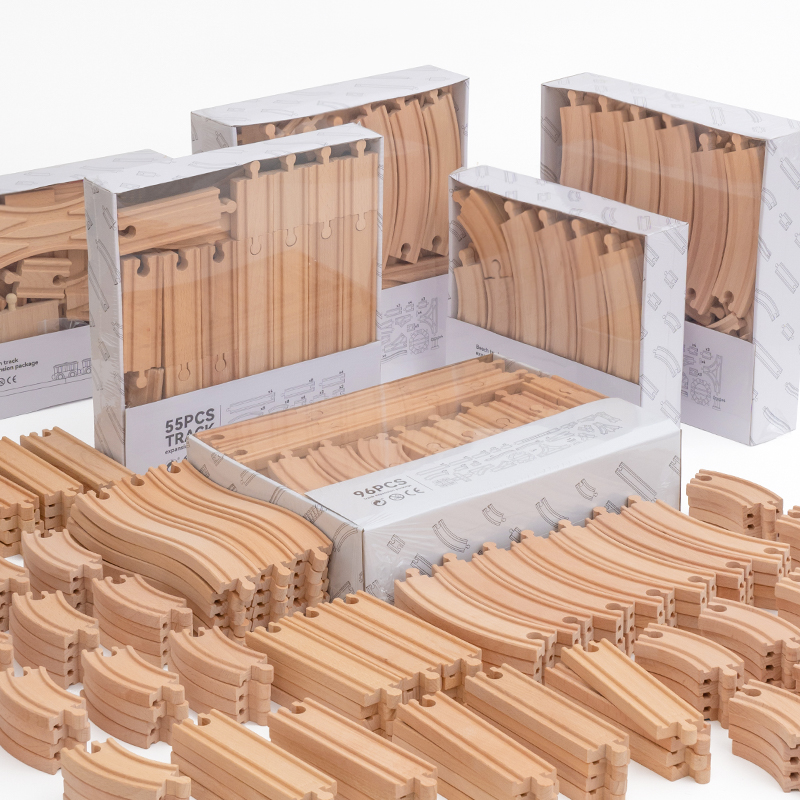 木製トラックカーセット トラックアクセサリー 拡張パック 木製 子供用 教育 組み立て おもちゃ 車 2歳 男の子