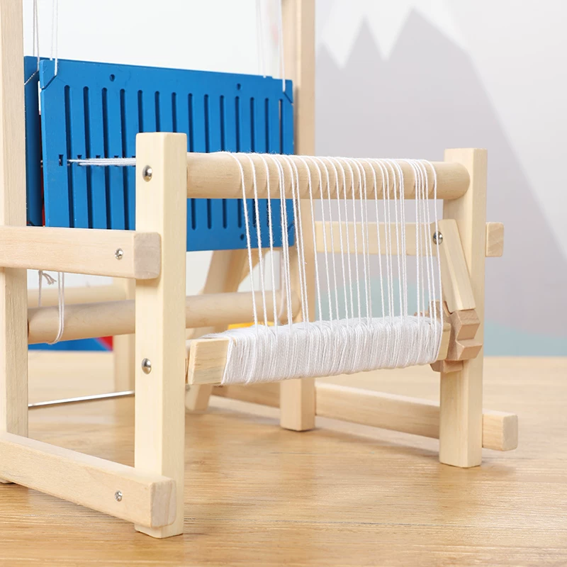 Детская тканая деревянная игрушка, шарф handmade, DIY