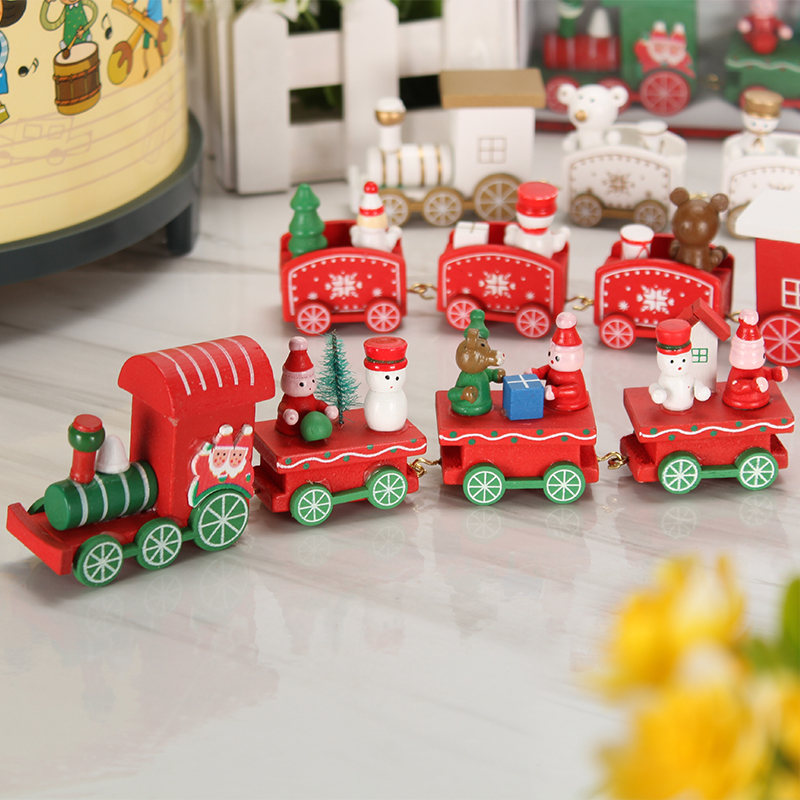 christmas decorations table countertop scene wooden small train children christmas gift gift diy decoration toys - Christmas Gift Decorations christmas decorations table countertop scene wooden small train children christmas gift gift diy decoration toys - Christmas Gift Decorations