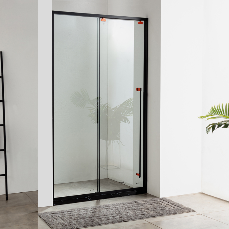 Wesya extremely narrow shower room dry and wet separation glass sliding door bathroom partition partition bath screen with opac buffer