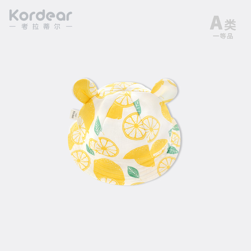 Baby Hat Summer Bowl Newborn Pure Gauze Sun Hat Baby Sun Protection Fisher Hat Children's Shade Cap