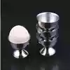 Stainless steel egg tray special egg rack Creative egg holder Egg tray egg cup table utensils 10