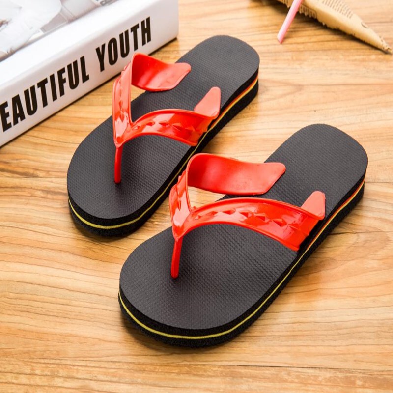 Zhanjiang Wuchuan Red Flip-Flops Leizhou Duck Guangxi Yangchun Non-Slip Soft-Soled Thong Sandals for Men Hainan Beach Slippers