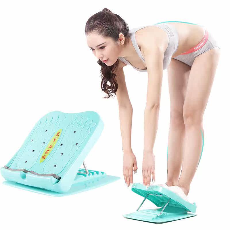 Home thin leg pull plate slap pedal calf stretcher stand fitness leg equipment folds stretch equipment