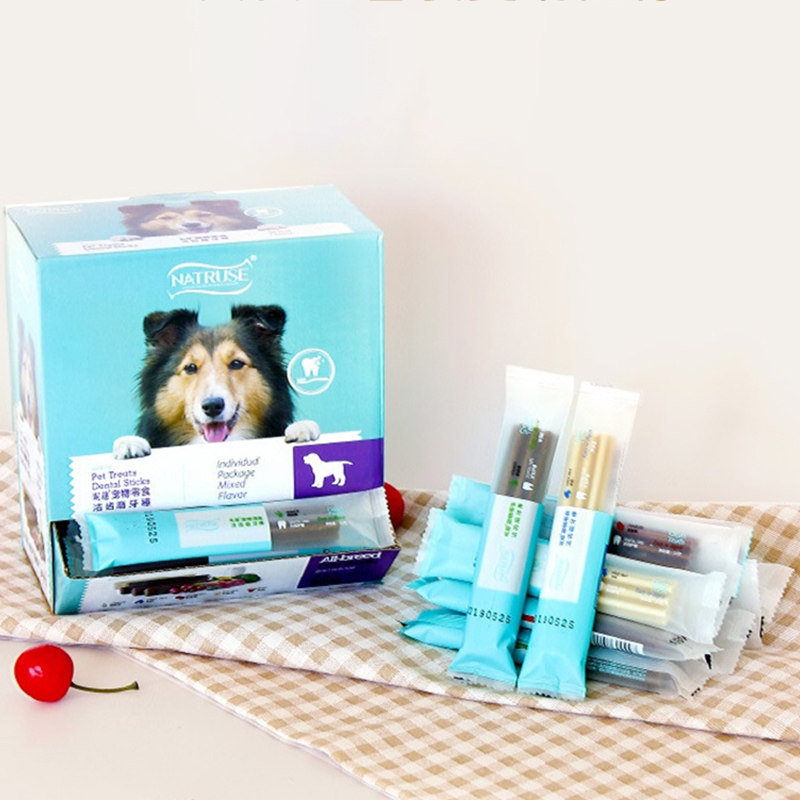 Nicktay dog grinding teddy gold hair than bear general independent packaging pet snack goat milk tooth