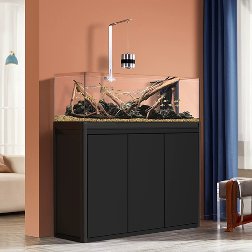 yee Руковая рыба-танк гостиная 2025 Новый ультра-белый стеклянный домашний домашний домохозяйство маленькое дно фильтр золотоисканный танк дно фильтр ландшафтный бак