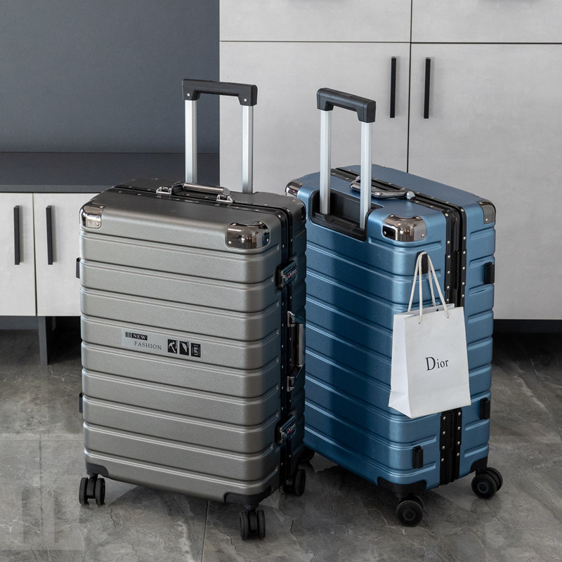 Paolo Suitcase Top brand High quality suitcase male and female student aluminium frame pull bar case mute universal wheel-Taobao