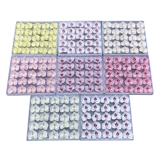 Мыло Фаленопсис на День святого Валентина, головка цветка, имитация цветка, мыло, цветок, лист, цветочный стержень, букет, подарочная коробка «сделай сам»