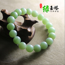 Natural and Athleta jade bracelet with female hand chain Duck Egg Green Hand Strings Pink Buddha Beads and Tian Yumatu Matte Hand Strings