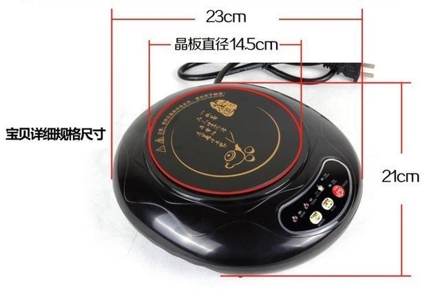 Lẩu một người nhỏ hộ gia đình đơn 1-2 bếp mini cảm ứng Máy pha trà tròn Zizi Ci bếp hồng ngoại asanzo