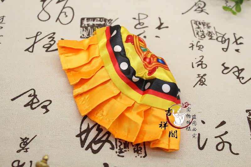 Молитвенный барабан 5件包邮佛教用品亚青手摇转经轮伞盖防尘罩 迷你裙边宝伞宝幢