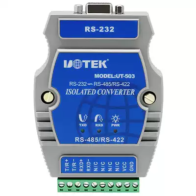 Yutai UT-503 industrial grade active 232 turn 485 422 isolation 485 lightning protection DIN35mm rail type