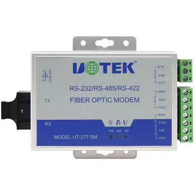 Yutai UT-277SM serial port to optical fiber 232 to optical port optical fiber to 485 485 to dual fiber SC FC ST