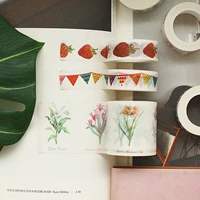 Лента, свежая акварель, фотоальбом с аксессуарами, DIY