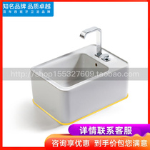 Roca LoeHome bathroom Epa 328101002327101002 one-piece Terra basin double-hole washbasin square