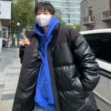 Полиуретановая демисезонная куртка, утепленный пуховик с пухом