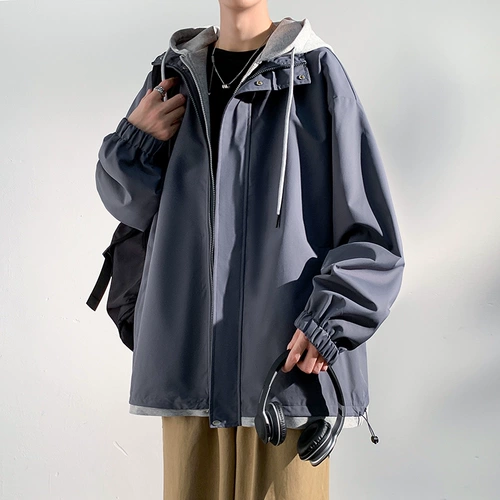 Комплект, осенняя куртка, стеганый плащ с зарядкой, подходит для подростков, увеличенная толщина