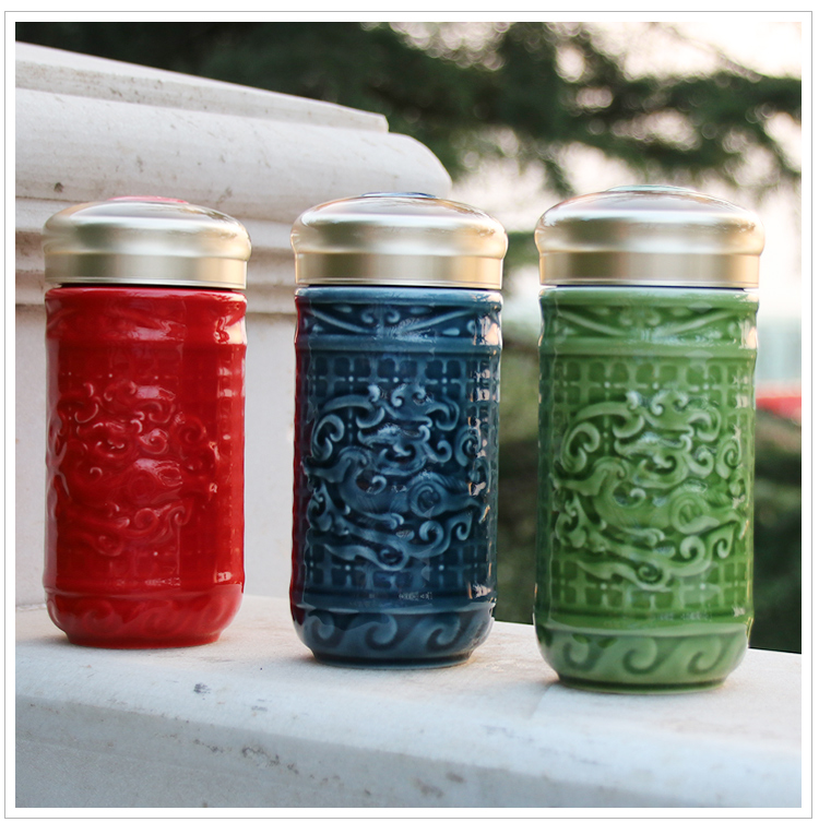 Do Tang Xuan porcelain cup are all small cup with single ceramic water 350 ml cups with cover office to send