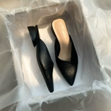 Тапочки, обувь, универсальные модные слайдеры с заостренным носом, туфли, 2020 года, популярно в интернете