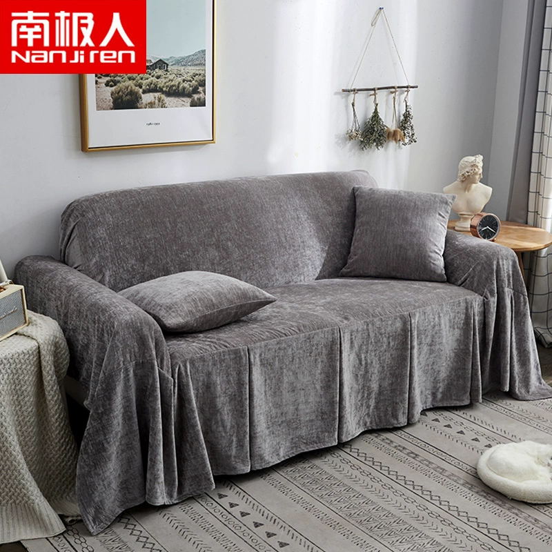 Bắc Âu ghế sofa bao gồm tất cả bao gồm phổ quát bọc vải khăn trải ghế sofa đệm ghế sofa bảo vệ bao phủ bụi che phủ tất cả các mùa phổ quát - Bảo vệ bụi