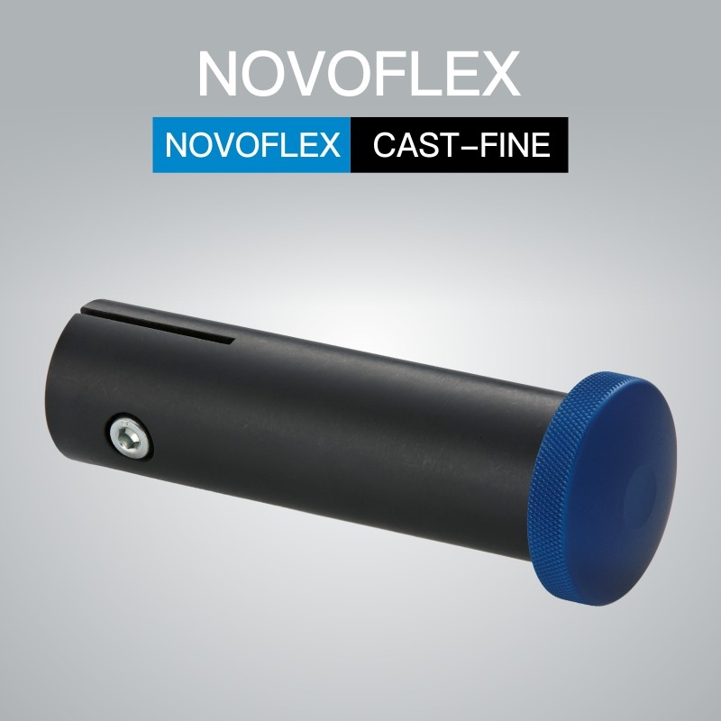 NOVOFLEX MACRO CLOSE-up SKIN cavity system Focal LENGTH adjustment track Fine adjustment handle CAST-FINE