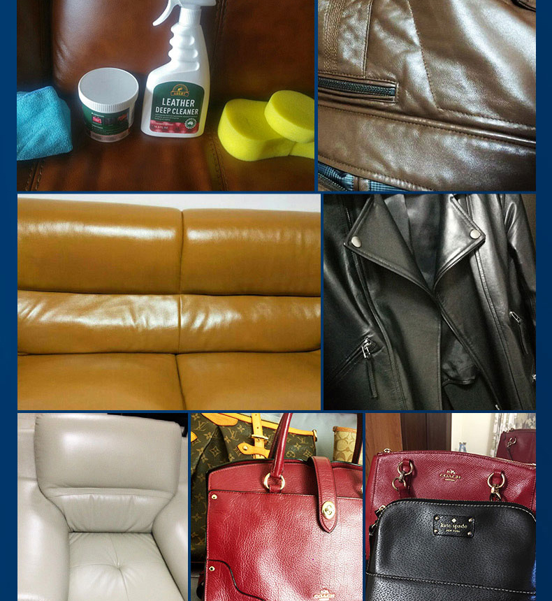 nước vệ sinh giày da Nhập khẩu chất tẩy da chăm sóc da Kem làm sạch túi da sofa da nhân tạo chất lỏng da nuôi dưỡng - Nội thất / Chăm sóc da sáp dưỡng áo da