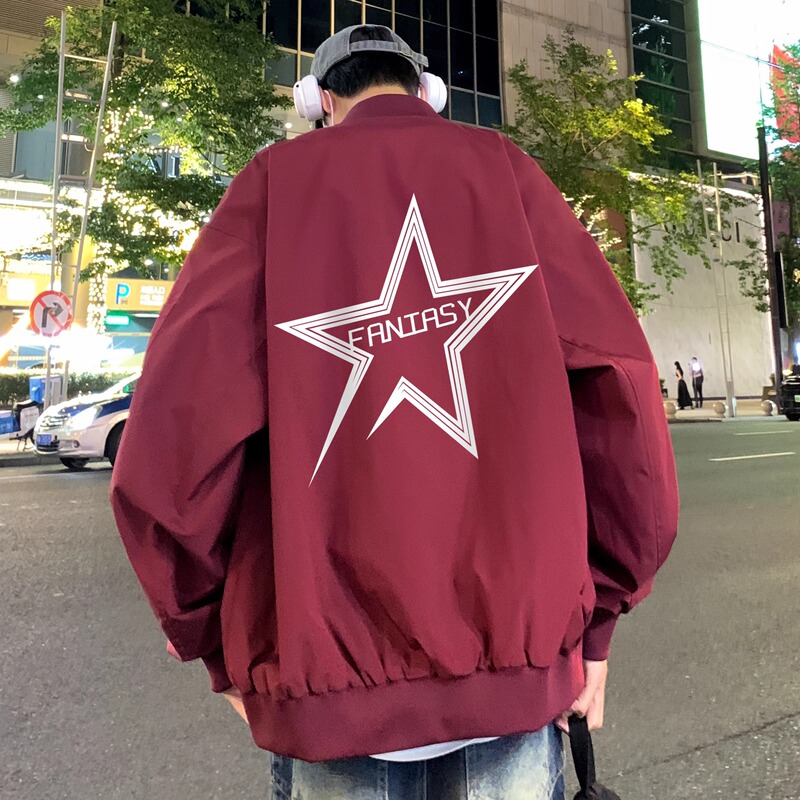 Extra Large Size 150kg American Baseball Jacket for Men, Spring and Autumn Style, Bomber Jacket, Trendy Brand, High-End Feel Top 2 Extra Large Size 150kg American Baseball Jacket for Men, Spring and Autumn Style, Bomber Jacket, Trendy Brand, High-End Feel Top 2