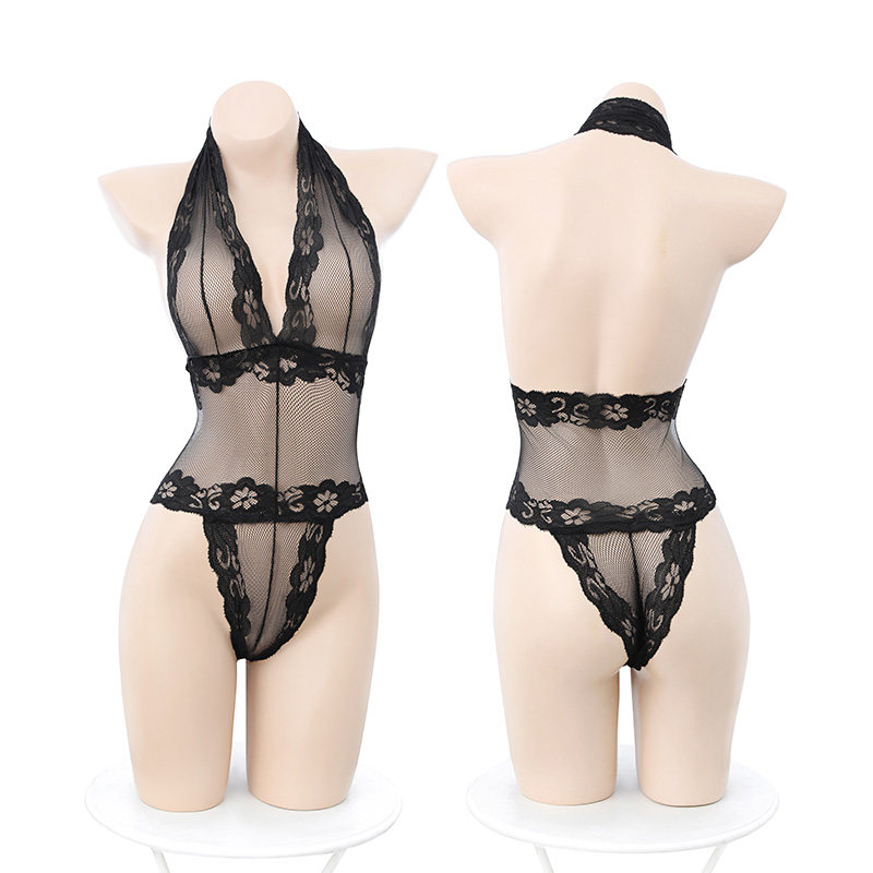Feimu Sheer Lace Bodysuit detail 4