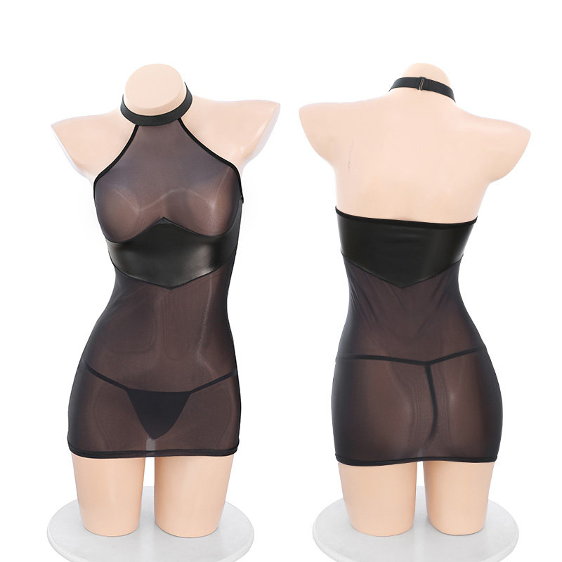 Ensemble de lingerie Femme en résille ajustée detail 4