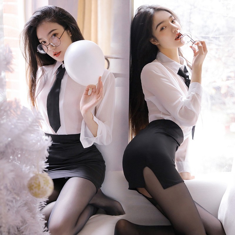 Lingerie sexy secrétaire Fei Mu detail 6