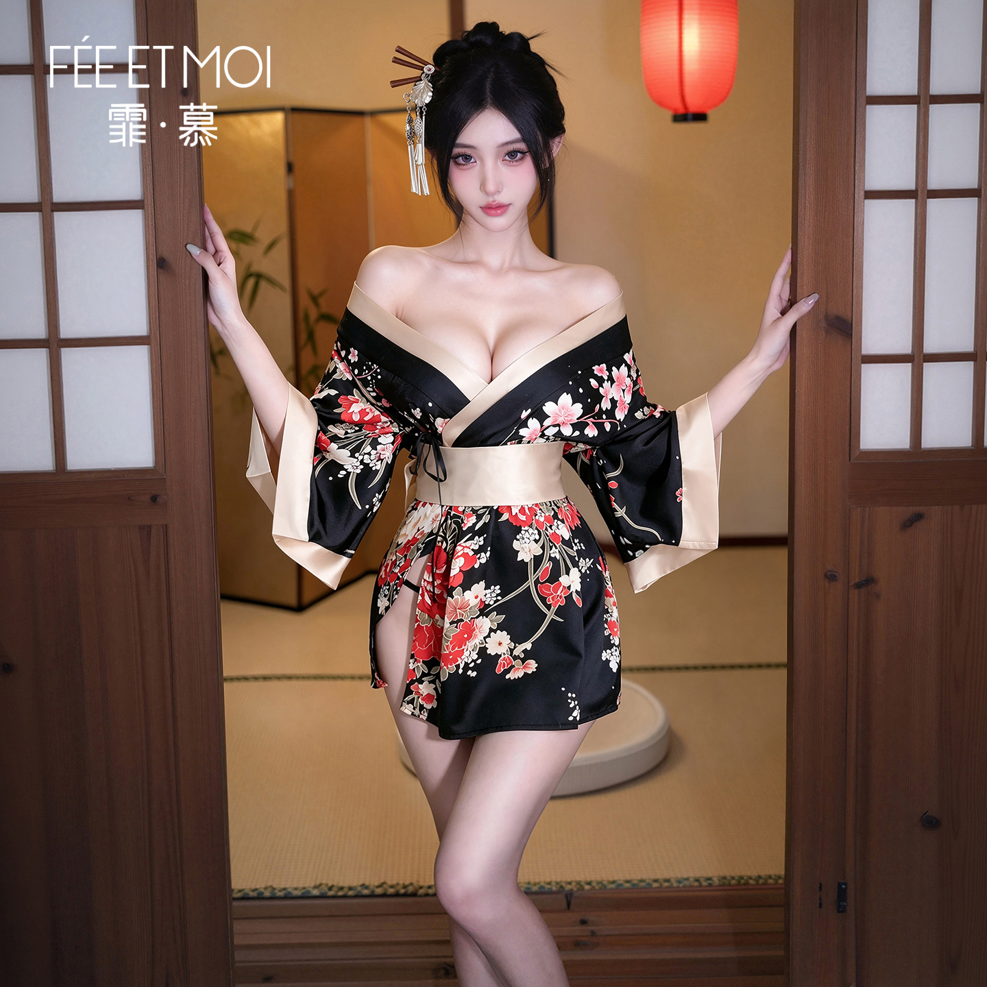 Kimono Robe - Sexy Loungewear detail 4