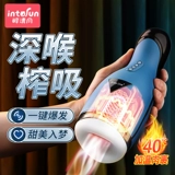 Easylive самолеты Автомат всех мужских продуктов Cup Electric Men's Masturbation Сосание нагрев игрушки с глубоким горлом