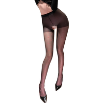 Feimu open pantyhose sexy stockings sexy black silk temptation polka dot underwear no need to take off temptation outfit 7261