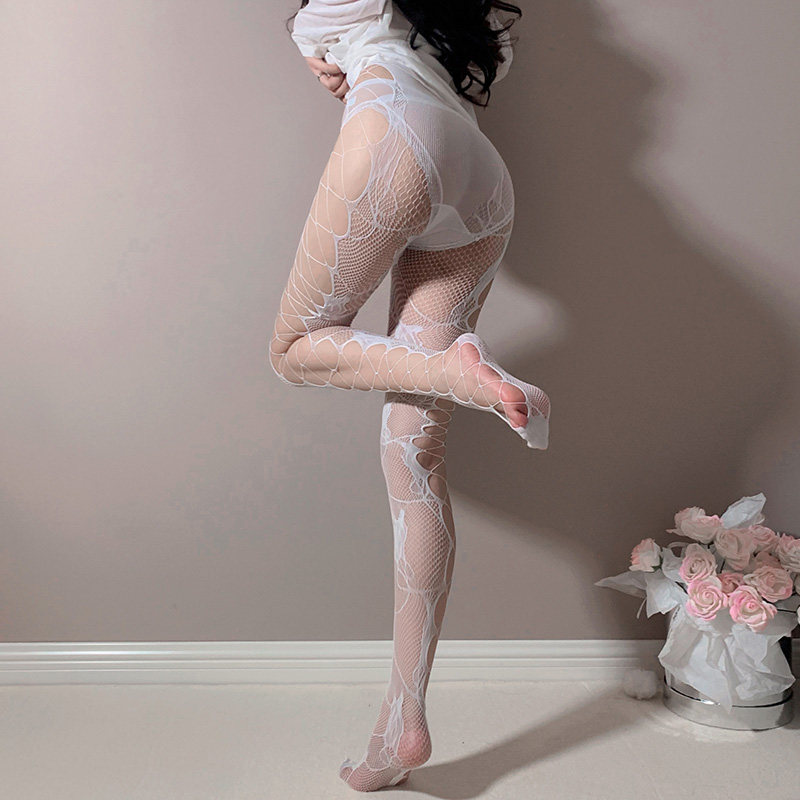 Sensual Rose Lace Pantyhose detail 2