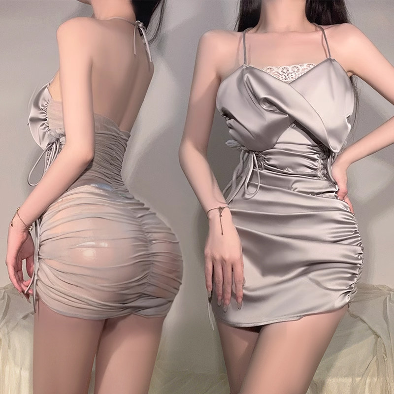 Lace-Trim Slumber Dress