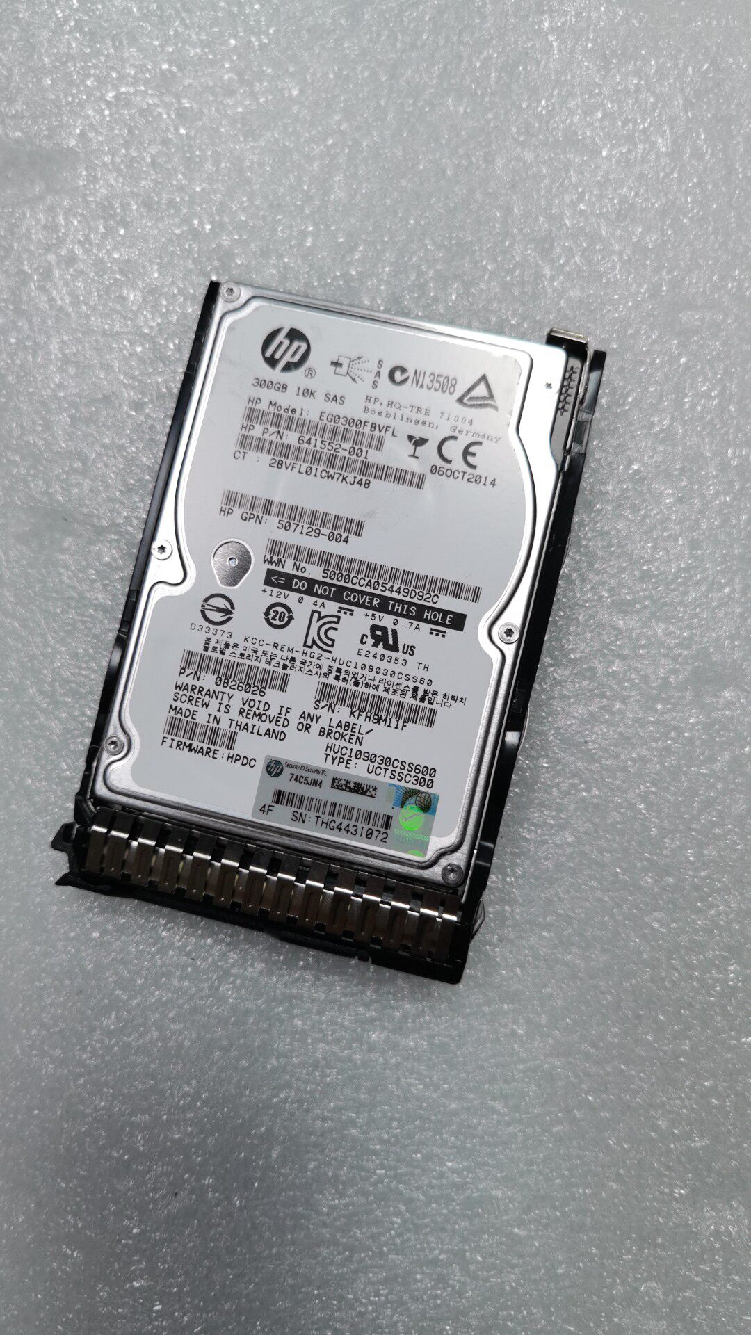 HP HP 653955-001 300G SAS 10K 2 5 inch G8 original hard disc 652564-B21