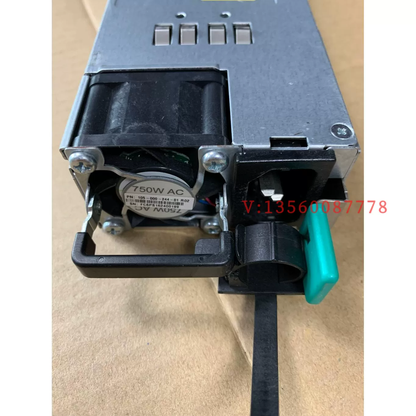 Источник питания сервера Intel/Intel DPS-750XB A, модель E98791-004, питание сервера 105-000-244