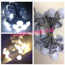  3CM monochrome point light source LED colorful marquee 30mm milky white transparent outdoor sign edge