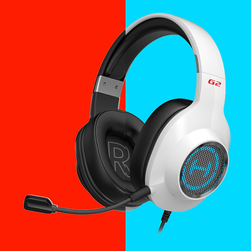 Edifier Edifier HECATE G2 Professional Edition Gaming Headset Head-mounted E-sports Eating Chicken Headphones Listening to Sound Debate Computer Desktop Notebook Luminous USB Headset with Light