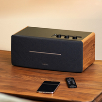 Edifier Rambler Bluetooth wireless audio Wood retro home high sound quality desktop computer mobile phone small with remote control stereo speaker d12 Portable Mini Subwoofer big volume