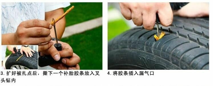 Công cụ sửa chữa xe máy bằng thép không gỉ Xinfengtai lốp xe chân không nhanh chóng sửa chữa lốp xe công cụ sửa chữa lốp xe cờ lê lục giác