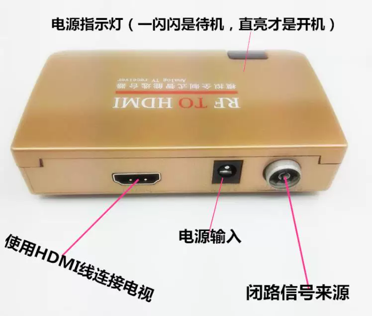 Новый продукт промо кабель RF к HDMI консультабельный кабель передачa сигнала видео новый ТВ-бокс