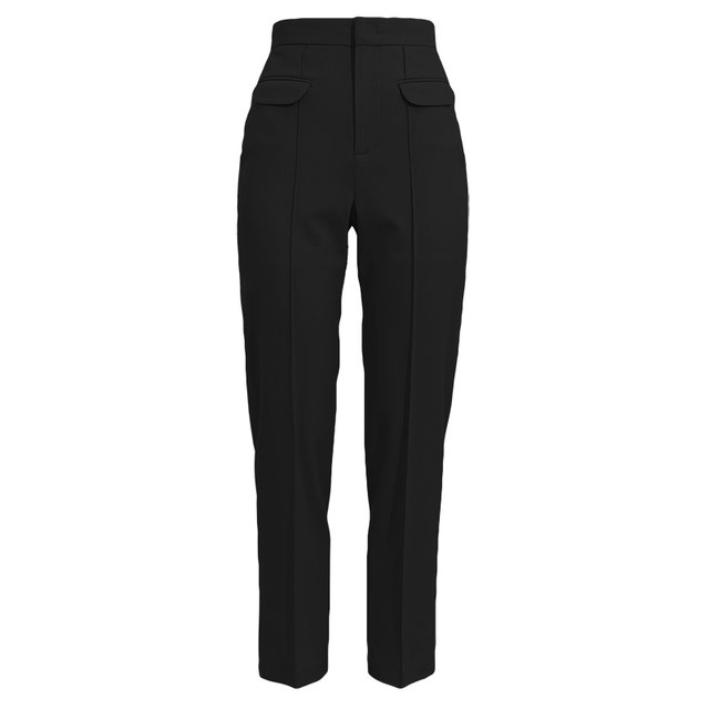 GUS god style leg straight suit pants women's nine points casual pants small feet pants high waist straight tube slim and tall harem pants