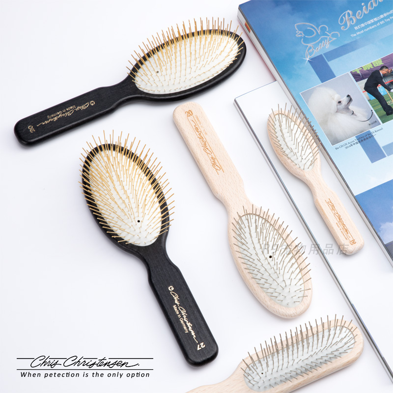 Christensen Christensen cat and dog general pet gold round handle comb needle combing hair cat house for personal use