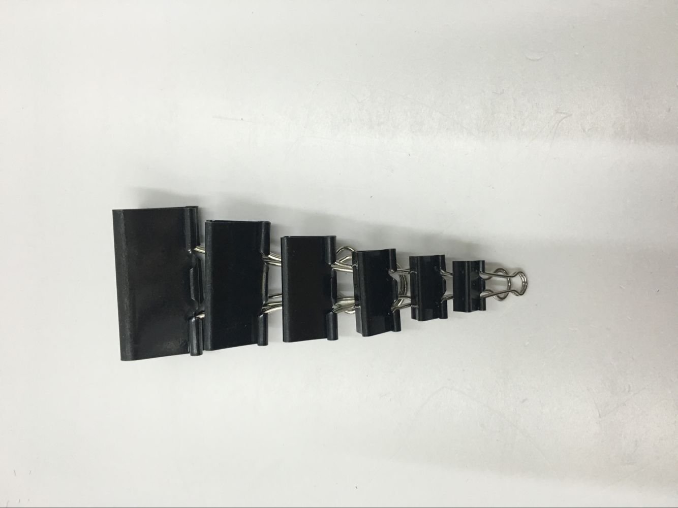 Diamond black long tail clip large and small swallowtail clip 15 19 25 32 41 51mm reverse tail clip clip