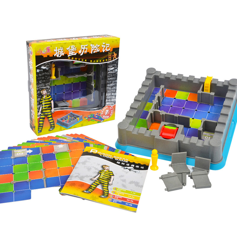 Little Good Egg Castle Adventures Children's Intelligence Development Logical Reasoning Maze Brain Puzzle Toys Boys and Girls 6