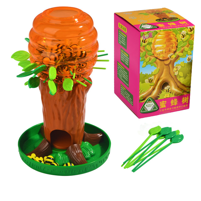 Little Good Egg Children Bee Tree Parent-child Interactive Game Fun Puzzle Brain Toys Logical Thinking Desktop Game