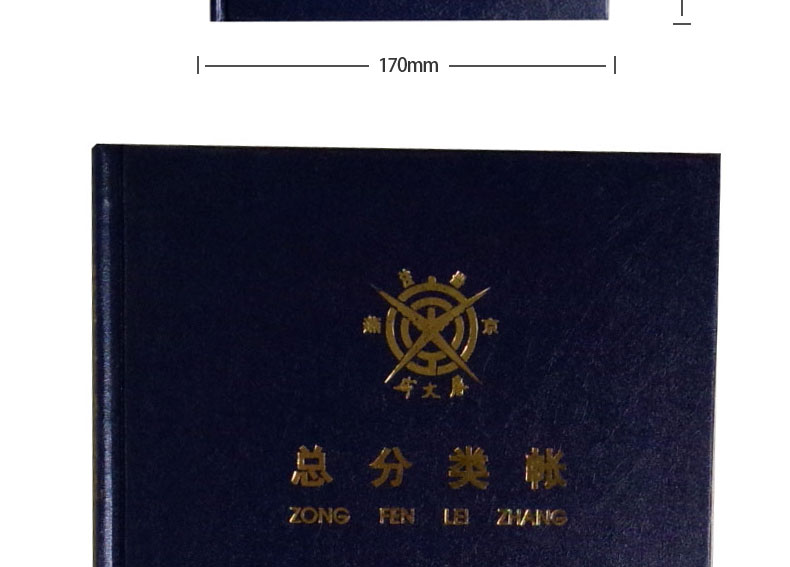 成文厚 借贷式82总账 财务会计手工记账本 小总分类帐17*22cm